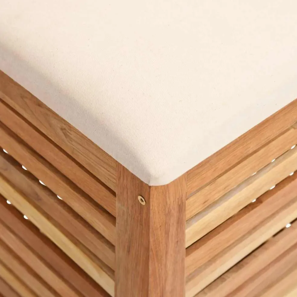 vidaXL Badkamerkruk 40,5x40,5x56 cm massief walnotenhout