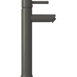 vidaXL Badkamermengkraan 12x30 cm grijs