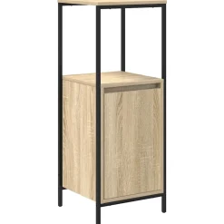 vidaXL Badkamermeubel met planken 36x35x95 cm Sonoma eikenkleurig