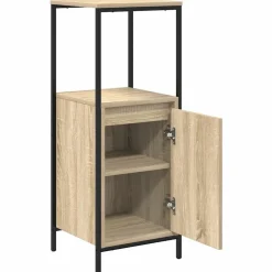 vidaXL Badkamermeubel met planken 36x35x95 cm Sonoma eikenkleurig