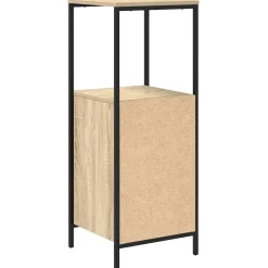vidaXL Badkamermeubel met planken 36x35x95 cm Sonoma eikenkleurig
