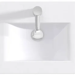 vidaXL Badkamermeubel met Wasbak Wit 42 x 40 x 84,5 cm Bewerkt hout