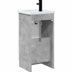 vidaXL Badkamermeubel met Wasbak Betongrijs 42 x 40 x 84,5 cm