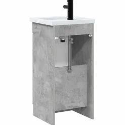 vidaXL Badkamermeubel met Wasbak Betongrijs 42 x 40 x 84,5 cm