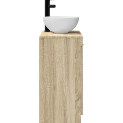 vidaXL Badkamermeubel met Wasbak Sonoma Eiken 54 x 35 x 83 cm