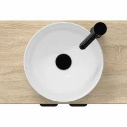 vidaXL Badkamermeubel met Wasbak Sonoma Eiken 54 x 35 x 83 cm