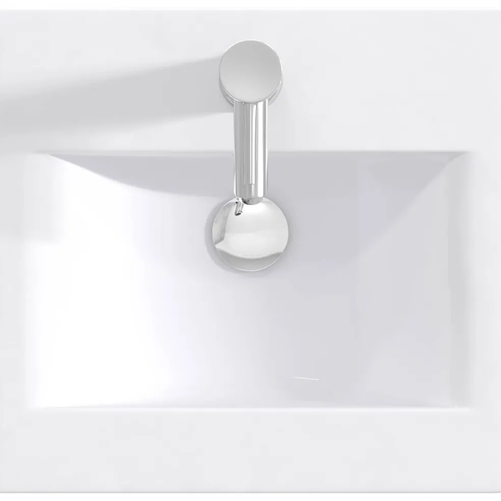 vidaXL Badkamermeubel met Wasbak Sonoma Eiken 42 x 40 x 84,5 cm