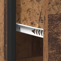 vidaXL Badkamermeubelset Oud Hout 35 x 37,5 x 166 cm Bewerkt hout