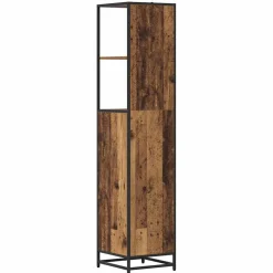 vidaXL Badkamermeubelset Oud Hout 35 x 37,5 x 166 cm Bewerkt hout