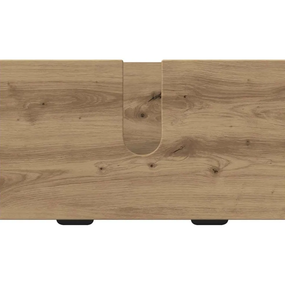 vidaXL Badkamermeubelset 2 st Artisan Eiken Geperst Hout en Metaal