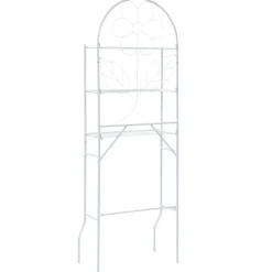 vidaXL Badkamerrek 60x33x174 cm wit