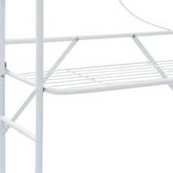 vidaXL Badkamerrek 60x33x174 cm wit
