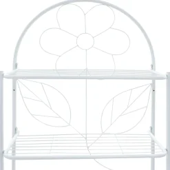 vidaXL Badkamerrek 60x33x174 cm wit