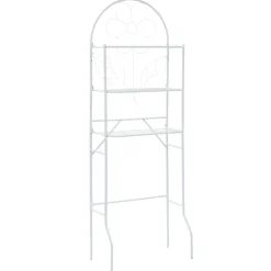vidaXL Badkamerrek 60x33x174 cm wit