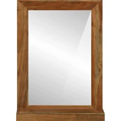 vidaXL Badkamer Spiegel Bruin 50 x 22 x 70 cm Massief Acaciahout
