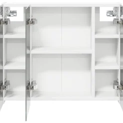 vidaXL Badkamerspiegelkast 80x20,5x64 cm spaanplaat sonoma eikenkleur