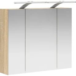 vidaXL Badkamer spiegelkast Sonoma Eiken 60 x 14,5 x 50 cm