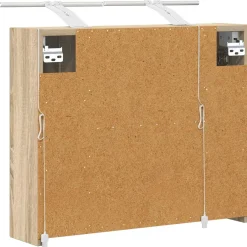 vidaXL Badkamer spiegelkast Sonoma Eiken 60 x 14,5 x 50 cm