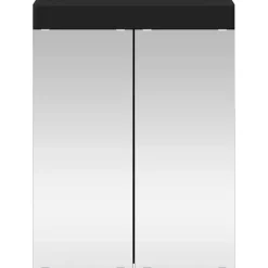 vidaXL Badkamer spiegelkast TULUM Beton Grijs 60 x 16,5 x 78 cm
