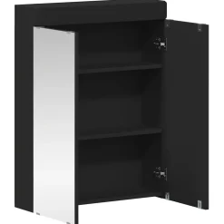 vidaXL Badkamer spiegelkast TULUM Beton Grijs 60 x 16,5 x 78 cm