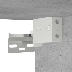 vidaXL Badkamerspiegelkast 80x20,5x64 cm bewerkt hout betongrijs