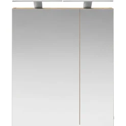 vidaXL Badkamer spiegelkast Artisanaal eiken 60 x 14,5 x 70 cm