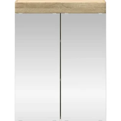 vidaXL Badkamer spiegelkast TULUM Sonoma Eiken 60 x 16,5 x 78 cm