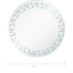 vidaXL Badkamerspiegel LED 70 cm