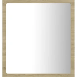 vidaXL Badkamerspiegel LED 40x8,5x37 cm acryl sonoma eikenkleurig