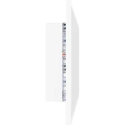 vidaXL Badkamerspiegel LED 80x8,5x37 cm acryl wit