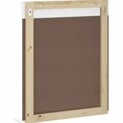 vidaXL Badkamerspiegel met schap BERG 60x12x70 cm massief hout wit