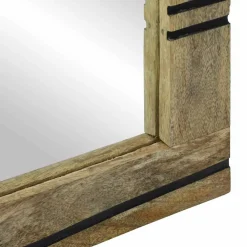 vidaXL Badkamer Spiegel Naturel 50 x 2,5 x 70 cm Rechthoekig