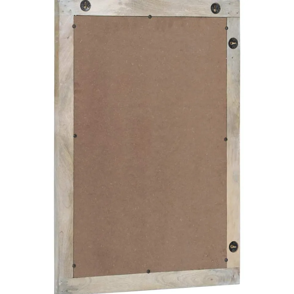 vidaXL Badkamer Spiegel Wit 50 x 2,5 x 70 cm Rechthoekig