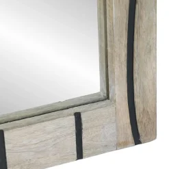 vidaXL Badkamer Spiegel Wit 50 x 2,5 x 70 cm Rechthoekig