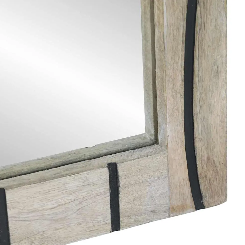 vidaXL Badkamer Spiegel Wit 50 x 2,5 x 70 cm Rechthoekig
