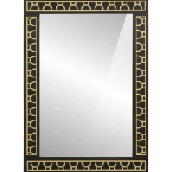 vidaXL Badkamerspiegel 50x70x2,5 cm massief mangohout en glas