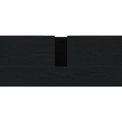 vidaXL Badkamertenk te kast Zwart Eiken 80 x 33 x 60 cm Bewerkt hout