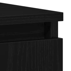 vidaXL Badkamertenk te kast Zwart Eiken 80 x 33 x 60 cm Bewerkt hout
