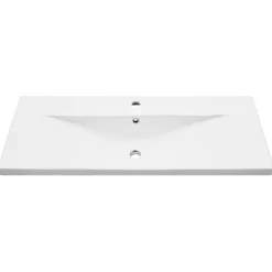 vidaXL Badkamertenk te kast Zwart Eiken 100 x 39 x 62 cm Bewerkt hout