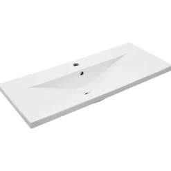 vidaXL Badkamertenk te kast Zwart Eiken 100 x 39 x 62 cm Bewerkt hout