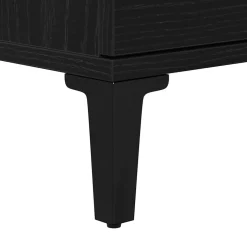 vidaXL Badkamertenk te kast Zwart Eiken 80 x 33 x 60 cm Bewerkt hout