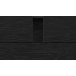 vidaXL Badkamertenk te kast Zwart Eiken 58 x 33 x 60 cm Bewerkt hout