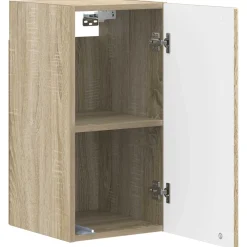 vidaXL Badkamer wandkast ARNHEM Sonoma Eiken 30 x 31 x 59 cm