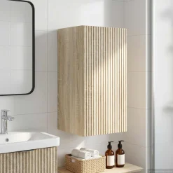 vidaXL Badkamer wandkast ARNHEM Sonoma Eiken 30 x 31 x 59 cm