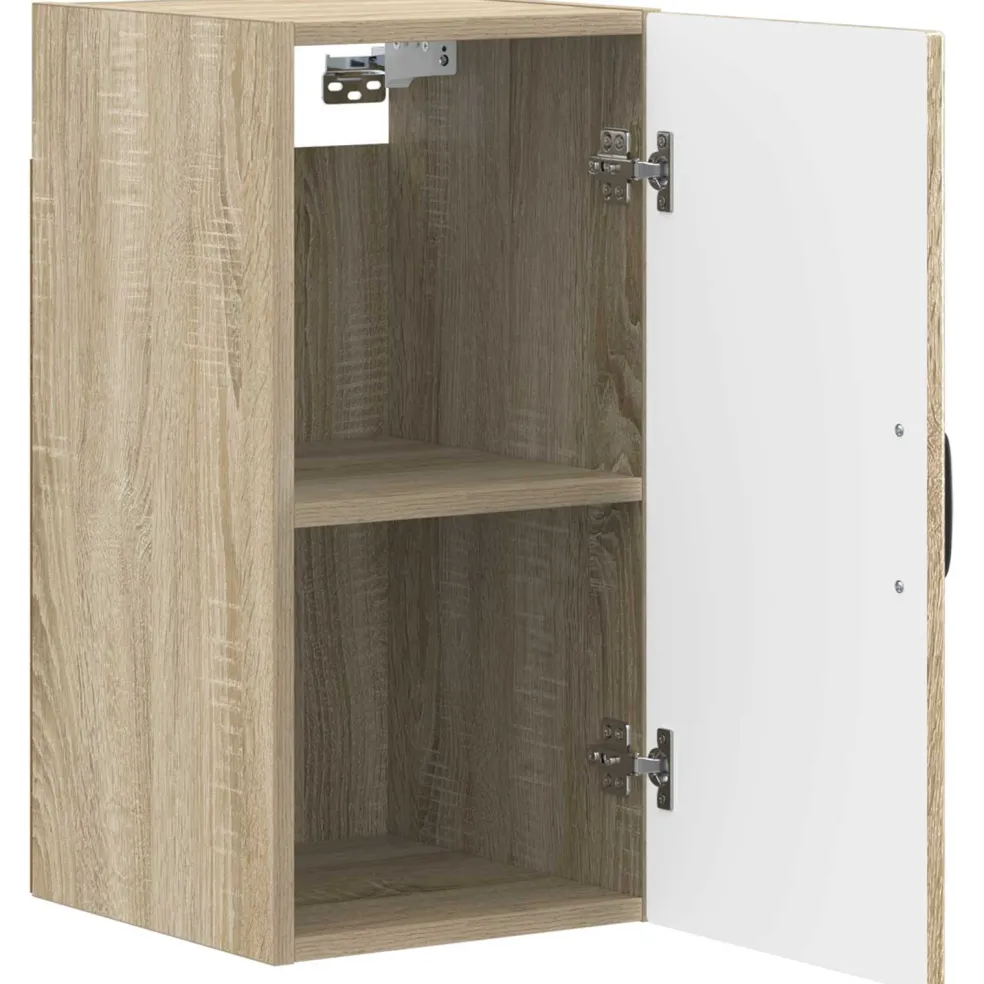 vidaXL Badkamer wandkast HOORN Sonoma Eiken 30 x 31 x 59 cm