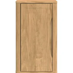 vidaXL Badkamer wandkast met plank FLORO Wasbruin 35 x 30 x 60 cm