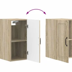 vidaXL Badkamer wandkast UTRECHT Sonoma Eiken 30 x 31 x 59 cm