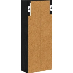 vidaXL Badkamer wandkast Zwarte Eik 20 x 10 x 50 cm Geconstrueerd hout