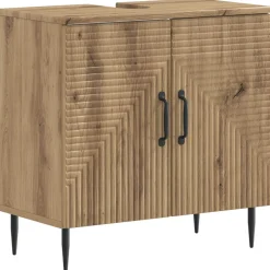 vidaXL Badkamer wastafelkast ARNHEM Sonoma Eiken 82 x 41 x 59 cm