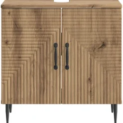 vidaXL Badkamer wastafelkast ARNHEM Sonoma Eiken 82 x 41 x 59 cm